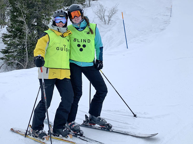 Förderprojekt: mehrtägige Skireise mit 16 volljährigen Blinden und Sehbehinderten